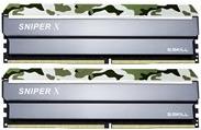 G.Skill SNIPER X Series - Classic Camo - DDR4 - 32 GB: 2 x 16 GB - DIMM 288-PIN - 3000 MHz / PC4-24000 - CL16 - 1.35 V - ungepuffert - nicht-ECC - grnes Tarnmuster (F4-3000C16D-32GSXFB) 