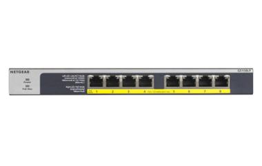 Netg GS108LP               PoE/GE/UNM/08 | 8x PoE+, PoE-Budget 60,5W 