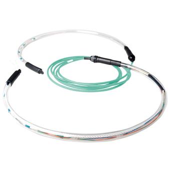 ACT 280 meter Multimode 50/125 OM3 indoor/outdoor cable 8 fibers with LC connectors. 8xlc-8xlc 50/125 om3 lt 280m (RL4228) 