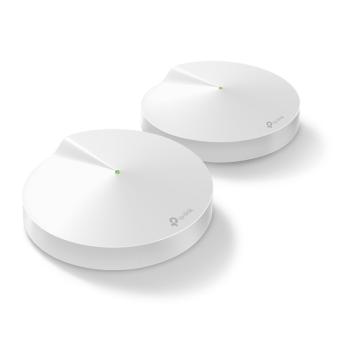 TP-Link Deco M9 Plus - WLAN-System (2 Router) - bis zu 418 m - Netz - GigE, ZigBee - 802.11a/b/g/n/ac, Bluetooth 4.2, ZigBee Home Automation 1.2 - Dual-Band 