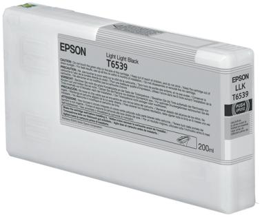 EPSON T6539 Tinte hell schwarz Standardkapazitt 200ml 