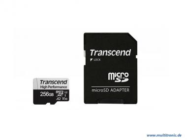 Transcend 330S High Performance microSDXC 256GB UHS-I U3 / Video Class 30 