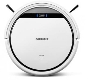 MEDION MD 18500 Roboter-Staubsauger Beutellos Grau 0,3 l (50059290) 