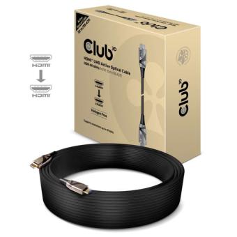 Club 3D CAC-1390 - HDMI-Kabel - HDMI (M) bis HDMI (M) - 30,0m - Hybrid Kupfer/Kohlefaser - halogenfrei, 4K Untersttzung, aktiv (CAC-1390) 