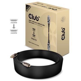 Club3D CAC-1391 HDMI 2.0 UHD aktiv optisch HDR 4K 60Hz HDMI 2.0 Stecker auf Stecker 50.0m schwarz 