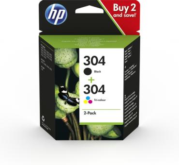 Tinte 2er-Pack Nr. 304 (3JB05AE) 
