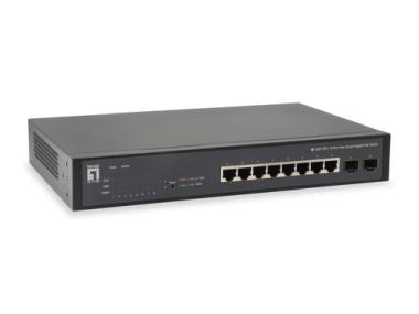 LevelOne Switch  8x GE GEL-1051      2xGSFP 