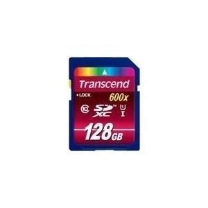 Transcend Ultimate series - Flash-Speicherkarte - 128GB - UHS Class 1 / Class10 - 600x - SDXC UHS-I (TS128GSDXC10U1) 