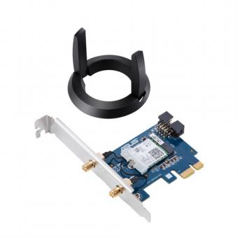 ASUS PCE-AC58BT - Netzwerkadapter - PCIe - 802,11b, 802,11a, 802,11g, 802,11n, 802,11ac, Bluetooth 5,0 (90IG04S0-MM0R10) 