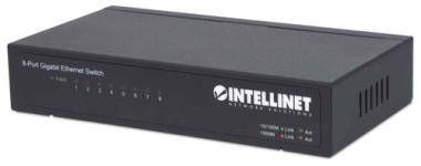 Intellinet Gigabit Ethernet Desktop Switch - Switch - 8 x 10/100/1000 - Desktop (530347) 