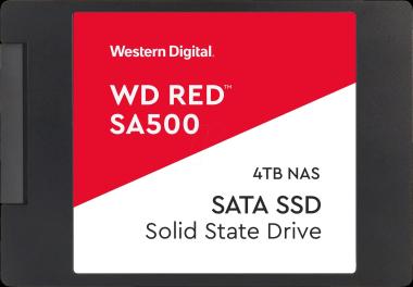 WD Red SA500 NAS SATA SSD WDS400T1R0A - SSD - 4TB - intern - 2.5 Zoll (6,4 cm) - SATA 6Gb/s (WDS400T1R0A) 