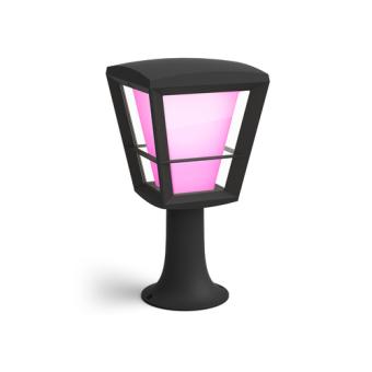Philips Hue White & Color Ambiance Econic LED Sockelleuchte 1150lm schwarz 