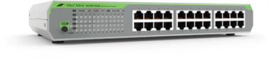 ALLIED 24-port 10/100TX unmanaged switch with internal PSU EU Power Cord 