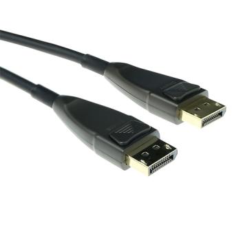 ACT 50 meter DisplayPort hybrid fiber/copper cable DP male to DP male. DISPLAYPORT HYBRID CABLE 50M (AK4035) 