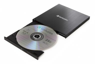 Verbatim Slimline Blu-ray Writer USB 3.1 GEN 1 USB-C 