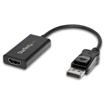 STARTECH.COM DisplayPort auf HDMI Adapter mit HDR - 4K 60Hz - Schwarz - DP auf HDMI Konverter - DP2HD4K60H 