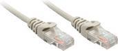 Lindy - Patch-Kabel - RJ-45 (M) bis RJ-45 (M) - 60 m - UTP - CAT 5e - geformt, ohne Haken, verseilt - Grau 