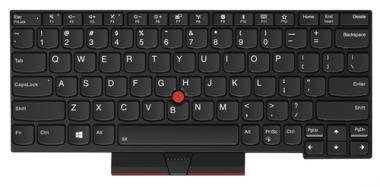 Lenovo Primax - Ersatztastatur Notebook - hinterleuchtet - Deutsch (01YP212) 