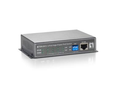 LevelOne Switch  4x FE FSW-0513 1xFE            120W  4xPoE+ 