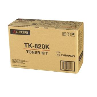 Kyocera TK 820K - Tonerpatrone - 1 x Schwarz - 15000 Seiten (1T02HP0EU0) 