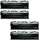G.Skill SNIPER X Series - Urban Camo - DDR4 - 32 GB: 4 x 8 GB - DIMM 288-PIN - 3000 MHz / PC4-24000 - CL16 - 1.35 V - ungepuffert - non-ECC - Urban Camouflage 