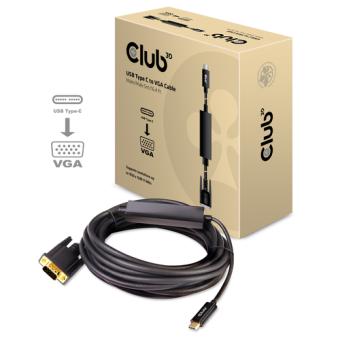 Club 3D Club3D Kabel USB 3.1 Typ C > VGA 5m aktiv St/St retail (CAC-1512) 