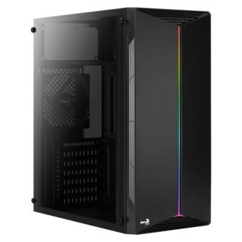 AeroCool Split - Midi Tower - ATX - ohne Netzteil (ATX) - Schwarz - USB/Audio (ACCM-PV18012.11) 