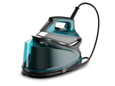 Rowenta DG7623 2200 W 1,1 l Microsteam 400 Grundplatte Schwarz - Blau (DG7623) 