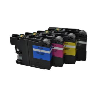 V7 - 4er-Pack - Schwarz, Gelb, Cyan, Magenta - wiederaufbereitet - Tintenpatrone (Alternative zu: Brother LC123VALBP) - fr Brother DCP-J100, J105, J132, J152, J172, J552, J752, MFC-J245, J650, J6520, J6720, J6920 (V7-BR123-INK4) 