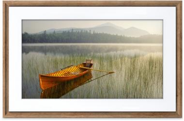MEURAL 55cm (21,5 Zoll) Leinwand, Walnu Rahmen 
