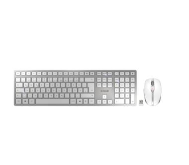 CHERRY DW 9000 SLIM Layout Deutschland, silber-wei 