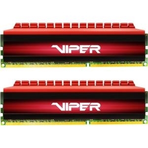 Patriot Extreme Performance Viper 4 Series - DDR4 - 32 GB: 2 x 16 GB - DIMM 288-PIN - 3200 MHz / PC4-25600 - CL16 - 1.35 V - ungepuffert - non-ECC - Schwarz / Rot 