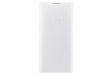 Samsung LED View Cover EF-NN975 - Flip-Hlle fr Mobiltelefon - wei - fr Galaxy Note10+, Note10+ 5G (EF-NN975PWEGWW) 