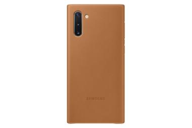 Samsung Leather Cover EF-VN970 - Hintere Abdeckung fr Mobiltelefon - Leder - braun - fr Galaxy Note 10 (Unlocked), Note10 