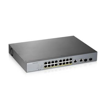 ZyXEL Switch 18x GE GS1350-18HP  PoE long range 250W 