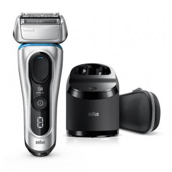 Braun 81662412 Herrenrasierapparat Folienschaber Trimmer Schwarz - Blau - Silber (196297) 