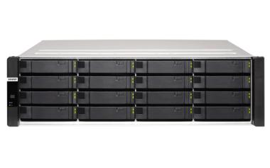 QNAP ES1686dc Eingebauter Ethernet-Anschluss Rack (3U) Schwarz NAS (ES1686DC-2142IT-128G) 