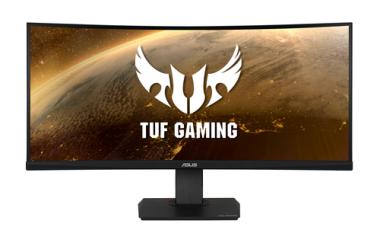 ASUS TUF Gaming VG35VQ - LED-Monitor - gebogen - 88,98 cm (35 Zoll) - 3440 x 1440 WQHD - VA - 300 cd/m - 2500:1 - 1 ms - 2xHDMI, DisplayPort (90LM0520-B01170) 