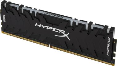 HyperX Predator RGB - DDR4 - 16GB: 2 x 8GB - DIMM 288-PIN - 3000 MHz / PC4-24000 - CL15 - non-ECC - Schwarz (HX430C15PB3AK2/16) 