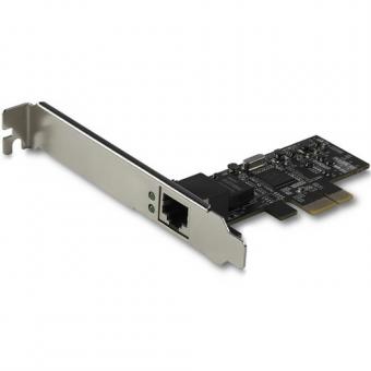 StarTech.com ST2GPEX PCI Express Netzwerkkarte (1 Port, 2.5Gbps 2.5GBASE-T, PCIe LAN Adapter Karte) - Netzwerkadapter - PCIe x4 Low-Profile - 10M/100M/1G/2,5 Gigabit Ethernet x 1 