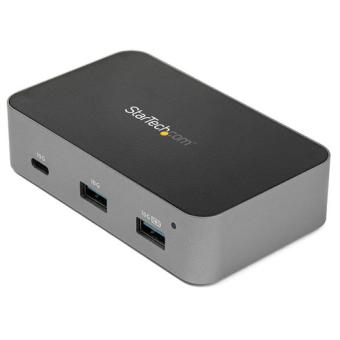 StarTech.com HB31C3A1CS 4-Port-USB-C-Hub (10 Gbit/s, 3x USB-A und 1x USB-C, 1m Hostkabel, powered, mit Netzteil) - Hub - 1 x USB-C + 3 x USB 3.1 - Desktop - Wechselstrom 110/240 V 
