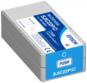 Epson SJIC36P(C) - 80 ml - Cyan - Original - Tintenpatrone - fr ColorWorks CW-C6000Ae, CW-C6000Pe, CW-C6500Ae, CW-C6500Pe 