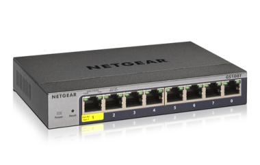 Switch NETGEAR  8x GE GS108T-300PES POE 