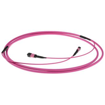 ACT 40 meter Multimode 50/125 OM4(OM3) polarity B fiber trunk cable with MTP/MPO female connectors 40M MTP(F) 50/125 OM4 PB TR (DC5023) 