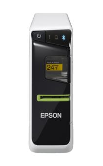 Epson LabelWorks LW-600P - Beschriftungsgert - monochrom - Thermal Transfer - Rolle (2,4 cm) - 180 dpi - bis zu 15 mm/Sek. - USB, Bluetooth - Sensor-Erkennung bei geffnetem Gehuse - Schwarz, Pale Gray 