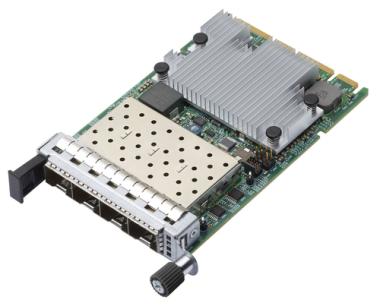 Lenovo ThinkSystem Broadcom 57454 - Netzwerkadapter - OCP 3.0 - 10/25 Gigabit SFP28 x 4 - fr ThinkSystem SR635 7Y98, 7Y99, SR655 7Y00, 7Z01 
