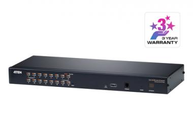 ATEN ALTUSEN KH1516AI - KVM-Switch - PS/2, USB - 16 x KVM port(s) - an Rack montierbar (KH1516AI) 