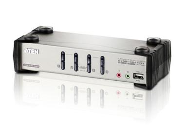 ATEN CS1734B - KVM-/Audio-/USB-Switch - USB - 4 Anschlsse (CS1734B) 