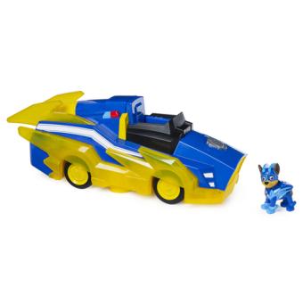 Paw Patrol Chases Mighty Pups Charged Up Deluxe Verwandlungs-Fahrzeug, Spielfahrzeug 