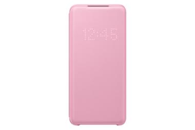 Samsung LED View Cover EF-NG980 - Flip-Hlle fr Mobiltelefon - pink - fr Galaxy S20, S20 5G 